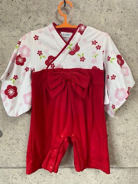 袴ロンパース ベビー サイズ70