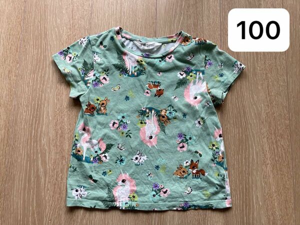 100 Tシャツ　半袖　H&M　キッズ　子供服