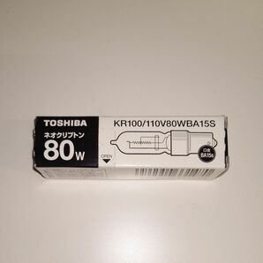 【新品】TOSHIBA　ネオクリプトン　BA15s 80W形