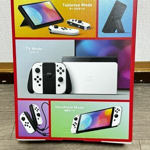 【新品】任天堂 Nintendo Switch(有機ELモデル) ニンテンドースイッチ Joy-Con(L)/(R) ホワイト本体 の画像2