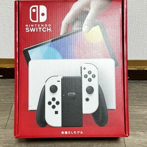 【新品】任天堂 Nintendo Switch(有機ELモデル) ニンテンドースイッチ Joy-Con(L)/(R) ホワイト本体 の画像1