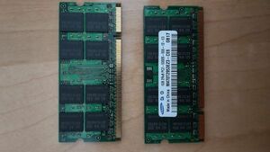 [ memory ]*1GB*2R×8*PC2 5300S 2 sheets * used *