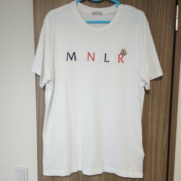 ［美品］国内正規品 モンクレール MONCLER Tシャツ 半袖 Lサイズ 白