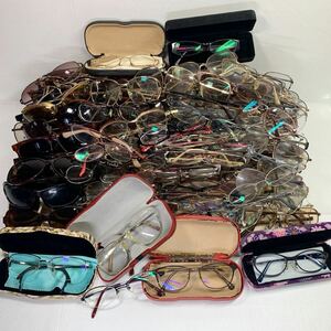 まとめ売り 大量 眼鏡 メガネ サングラス フレーム 老眼鏡　HOYA・YSL・CITIZEN FORMA・CALVIN KLEIN 等 色々 まとめて ジャンク扱い 8kg