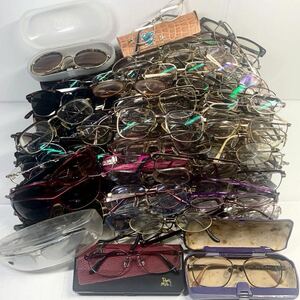  set sale large amount glasses glasses sunglasses frame farsighted glasses HOYA*POLO*RODENSTOCK*BURBERRYS etc. various together junk treatment 8kg