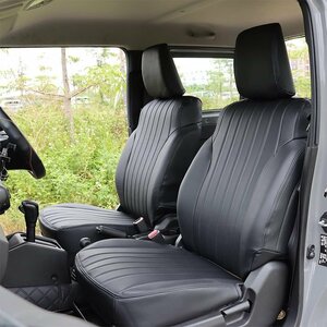  new model Suzuki Jimny JB64/JB74 seat cover front leather interior parts accessory custom special design front seat 2 point set black 