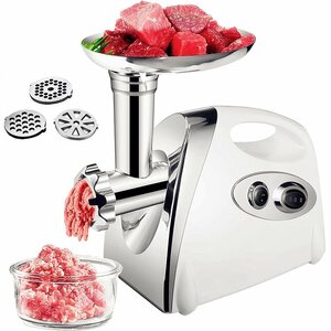  multifunction electric minsa- slice ... meat .. machine mi-to grinder meat ../ vegetable /... cut ./... many kind cut disk attaching home use 110V white 
