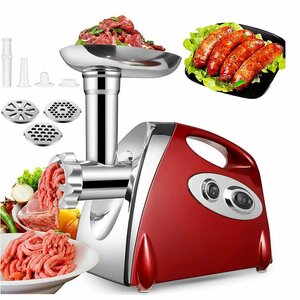  multifunction electric minsa- slice ... meat .. machine mi-to grinder meat ../ vegetable /... cut ./... many kind cut disk attaching home use red 