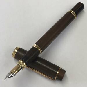 ☆希少 レア WATERMAN ウォーターマン ル・マン 100 IDEAL アイデアル 18K 750 F 木製 木軸 万年筆 !