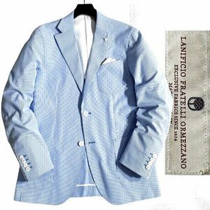 WORLD'S BESPOKEwa-ruzbi spoke regular price 11.5 ten thousand made in Japan made in Italy cloth ORMEZZANO company summer wool 2B tailored jacket A6 ^033Vbus2757f