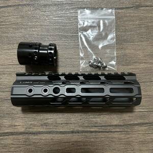 実物≪V7≫V seven MAGNESIUM HYPER-LIGHT M-LOK ハンドガード /7.1インチ PTW トレポン