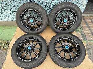 FIAT AL 15 -inch 5.5J+42 6J+50 PCD100 4 hole /BS VRX2 165/65R15 185/60R15 2023 year made 4 pcs set #408-4