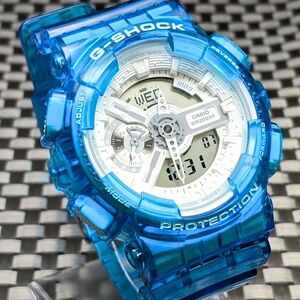 G-SHOCK GA-110 キャンディブルー ベゼル & ベルト [電池新品]