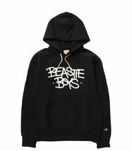 BEASTIE BOYS champion XL reverse weave チャンピオン リバースウィーブ パーカー フーディ 黒 ブラック black_画像1