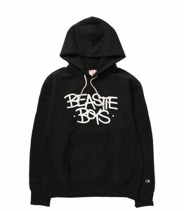 BEASTIE BOYS champion XL reverse weave チャンピオン リバースウィーブ パーカー フーディ 黒 ブラック black