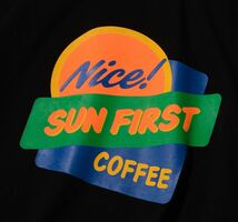 keboz sun first coffee L Tシャツ ケボズ 北堀江店限定 tee black 黒 ブラック_画像3