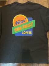 keboz sun first coffee L Tシャツ ケボズ 北堀江店限定 tee black 黒 ブラック_画像5