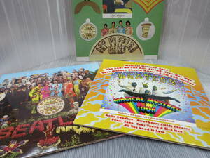 UK盤 2枚 Beatles ビートルズ セット/SGT Pepper's Lonely Hearts Club Band/Magical Mystery Tour/UK アナログ盤 最終プレス Dmm