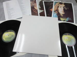 Beatles White Album ホワイトアルバム ビートルズ /UK盤 アナログ 最終プレス Dmm ポスターポートレイト完品 美盤