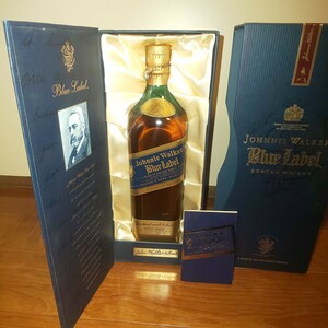 ジョニーウォーカー ブルーラベル 古酒 JOHNNIE WALKER スコッチ ウイスキー 未開栓 Blue Label 750ml