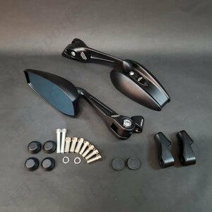  bike aluminium mirror all-purpose black left right set black GSX400 XJR1200 ZRX1200 GB350S CB400SF SR400 KTM390DUKE Z400 XJR1300 CB1300SF