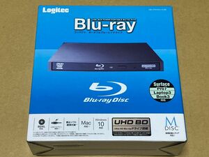 新品未開封 Logitec LBD-PWA6U3LBK Blu-rayドライブ ポータブルタイプ UHD BD対応