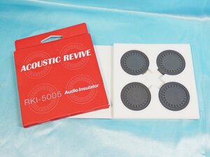 ◆ ACOURTIC REVIVE インシュレーター 【RKI-5005】 4枚入り ◆アコースティックリバイブ・アコリバ◆