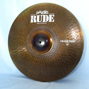 ◆ PAiSTe RUDE CRASH/RIDE 19 パイステ クラッシュシンバル ◆の画像1