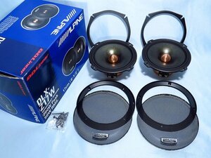 * ALPINE DLX-Z17W COMPONENT WOOFER Alpine компонент сабвуфер * автомобильный динамик 