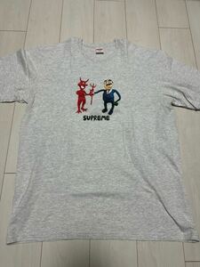 Supreme Business Tee L Ash Grey 美中古品 シュプリーム ビジネス Tシャツ アッシュグレー 23ss