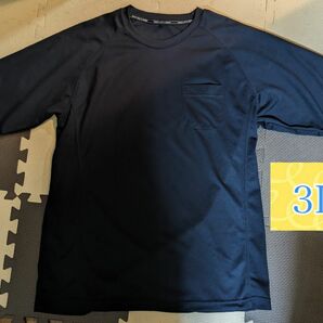 【作業服】3L 半袖 Tシャツ AS-657 メンズ 黒