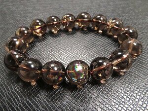 g170 jpy * Rainbow [ smoky Iris quartz ] tea crystal bracele S*12mm regular price 7500 jpy 