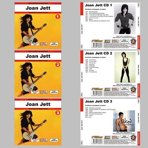 【スペシャル版】JOAN JETT AND THE BLACKHEARTS CD1+2+3 超大全集 まとめて23アルバムMP3CD 3P￠