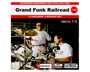 GRAND FUNK RAILROAD 大全集 PART1 174曲 MP3CD 2P♪