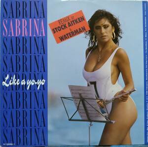 【12's Euro Beat】Sabrina「Like A Yo Yo (Remix Version) / Funky Girl」Italy盤