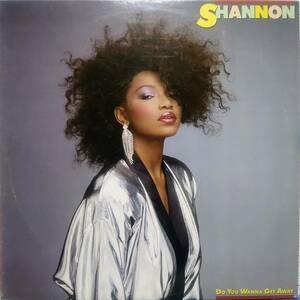 【LP R&B 洋Pop】Shannon「Do You Wanna Get Away」Promo オリジナル US盤