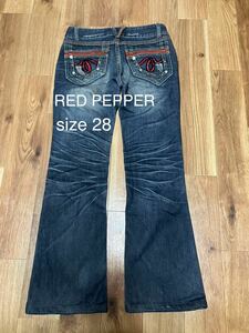 RED PEPPER красный перец Denim джинсы flair 28