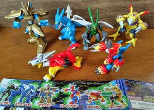 * digimon adventure 02 real collection all 6 kind Bandai 