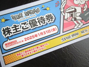ヴィレッジヴァンガード 株主優待券　優待券　割引券12枚12000円分　書籍　プレゼント購入にも！