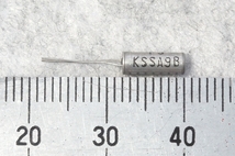 KSS 金石舎 32.768KHz シリンダータイプ水晶振動子（ 3mm x 8mm ） ５個１組　未使用・長期保管品_画像3