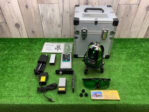  battery 2 piece![ secondhand goods ]* Muratec KDS high luminance green Laser ... vessel ATL-46RG. light vessel horizontal + length 2 person direction *akto tool Toyama shop *SC