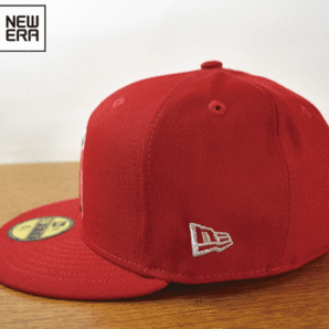 1円スタート!【未使用品】(6-7/8 - 54.9cm) 59FIFTY NEW ERA MLB LA ANGELS エンゼルス ニューエラ キャップ 帽子 K75の画像3