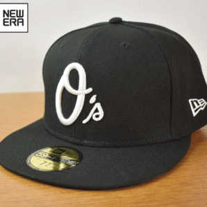 1円スタート!【未使用品】(7-5/8 - 60.6cm) 59FIFTY NEW ERA BALTIMORE ORIOLES オリオールズ ニューエラ キャップ 帽子 サイドパッチ K72の画像1