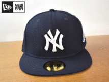 1円スタート!【未使用品】(7-1/2 - 59.6cm) NEW ERA 59FIFTY NY YANKEES ヤンキース サイドパッチ ニューエラ キャップ 帽子 男女兼用 K151_画像2