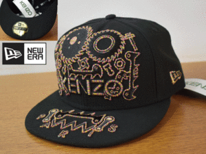 1円スタート!【未使用品】(7 - 55.8cm) 59FIFTY NEW ERA KENZO ケンゾー コラボ ニューエラ キャップ 帽子 K152