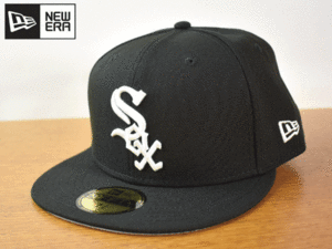 1円スタート!【未使用品】(7-3/8 - 58.7cm) 59FIFTY NEW ERA MLB CHICAGO WHITE SOX ホワイトソックス ニューエラ キャップ 帽子 K111