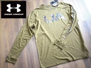 1 jpy start![ new goods ]( men's 2XL) big size UNDER ARMOUR Under Armor outdoor REAL TREE long T-shirt long sleeve US model K183