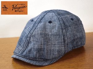 1 иен старт![ не использовался товар ]( свободный размер ) Penguin by Munsingwear Munsingwear Golf кепка hunting cap колпак шляпа для мужчин и женщин K123