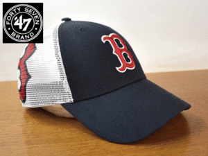 1円スタート!【未使用品】(フリーサイズ) 47 BRAND MLB BOSTON RED SOX レッドソックス キャップ 帽子 男女兼用 K214