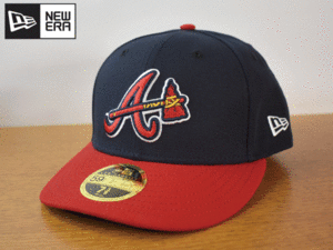 1円スタート!【未使用品】(7-3/8 - 58.7cm) 59FIFTY Low Profile NEW ERA MLB ATLANTA BRAVES ブレーブス ニューエラ キャップ 帽子 K134